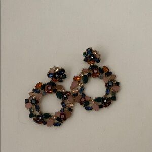 J. Crew Pink and Orange Earrings Vibrant Jewelry